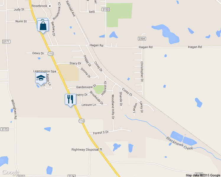 map of restaurants, bars, coffee shops, grocery stores, and more near 1300 Woodland Hills Drive in Whitehouse