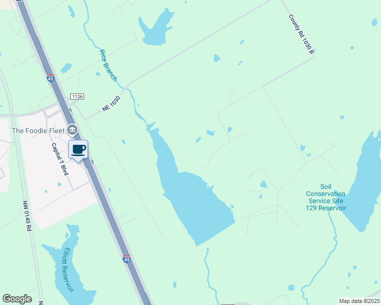 map of restaurants, bars, coffee shops, grocery stores, and more near in Rice