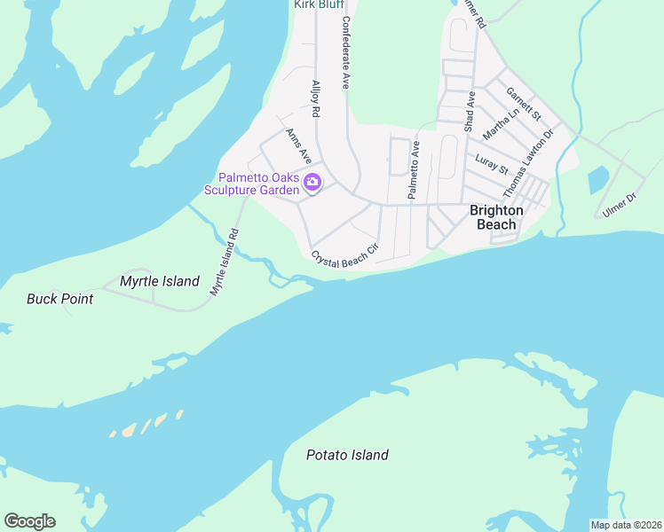 map of restaurants, bars, coffee shops, grocery stores, and more near 21 Crystal Beach Lane in Bluffton