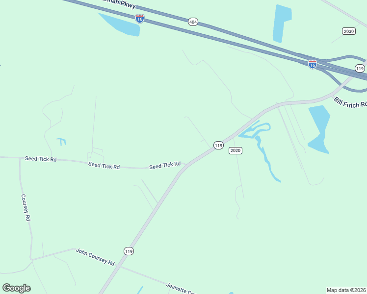 map of restaurants, bars, coffee shops, grocery stores, and more near 7039 Georgia 119 in Ellabell