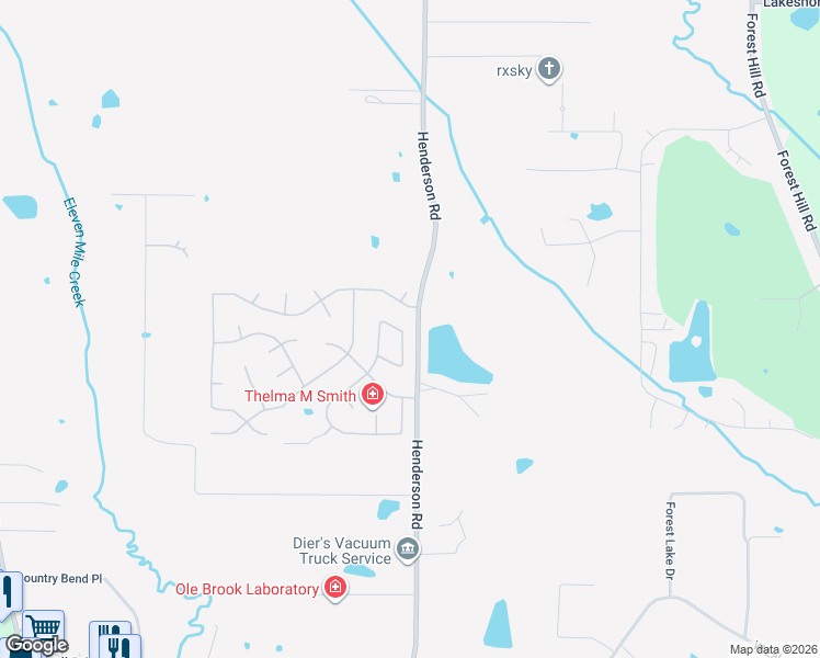 map of restaurants, bars, coffee shops, grocery stores, and more near 872 Creston Drive in Byram