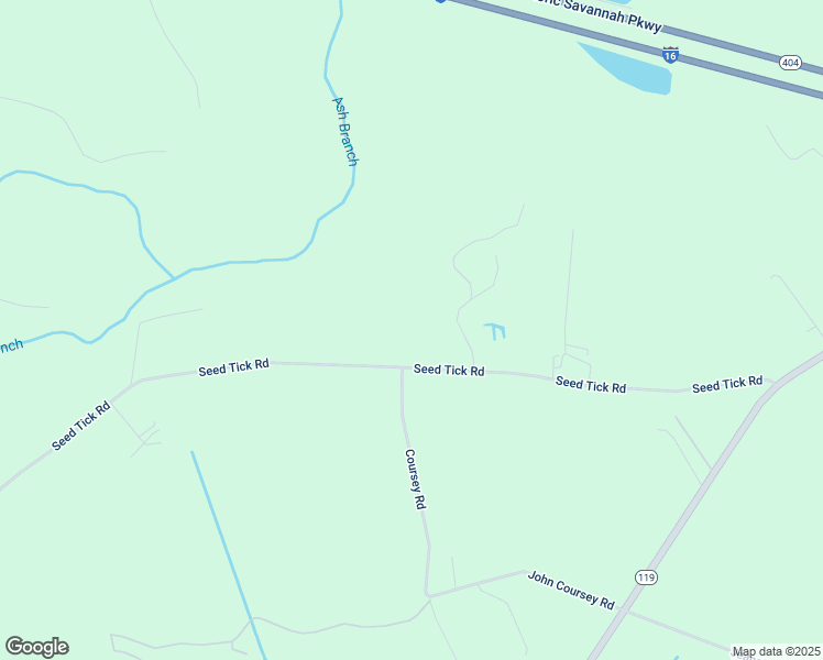 map of restaurants, bars, coffee shops, grocery stores, and more near 3435 Seed Tick Road in Ellabell