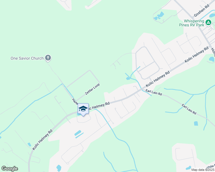 map of restaurants, bars, coffee shops, grocery stores, and more near 459 Zettler Loop in Guyton