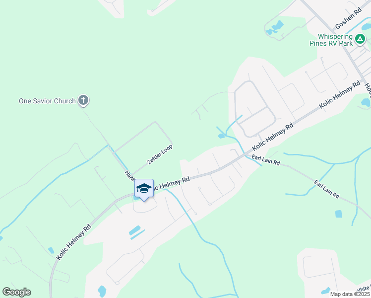 map of restaurants, bars, coffee shops, grocery stores, and more near 459 Zettler Loop in Guyton