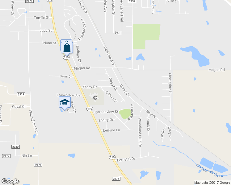 map of restaurants, bars, coffee shops, grocery stores, and more near 904 Peggy Drive in Whitehouse