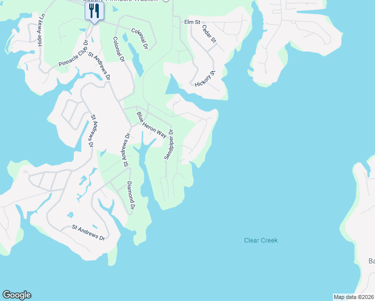 map of restaurants, bars, coffee shops, grocery stores, and more near 233 Sandpiper Bay Trail in Mabank