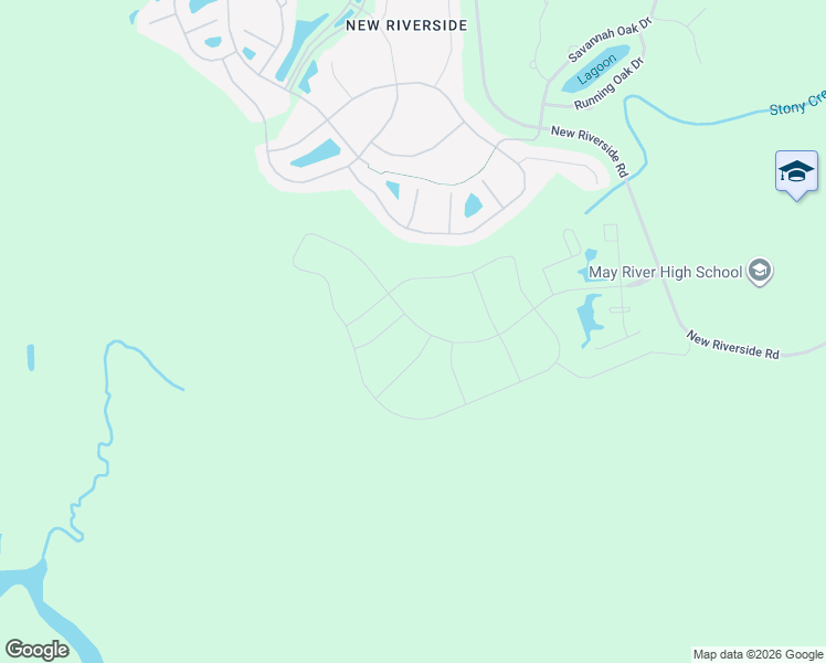 map of restaurants, bars, coffee shops, grocery stores, and more near 36 Groveview Avenue in Bluffton