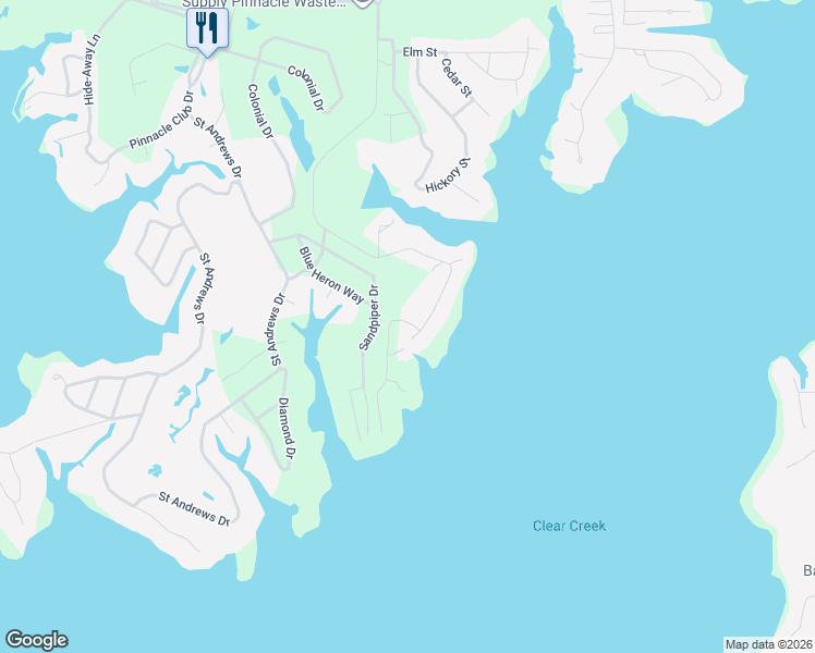 map of restaurants, bars, coffee shops, grocery stores, and more near 233 Sandpiper Bay Trail in Mabank