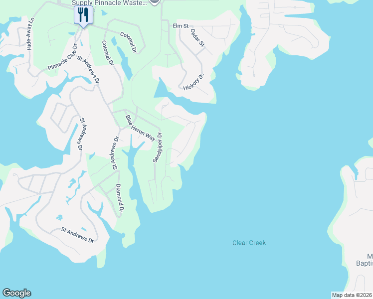 map of restaurants, bars, coffee shops, grocery stores, and more near 205 Esquire Estates Road in Mabank