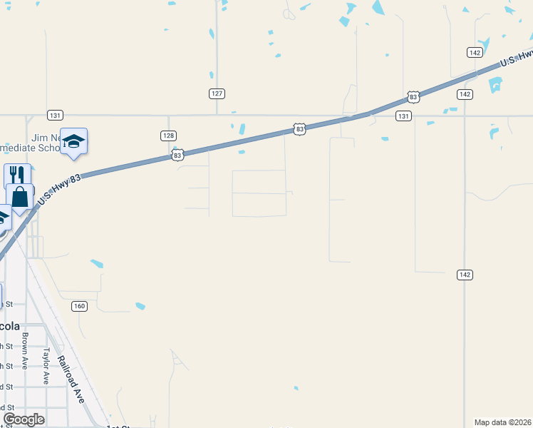 map of restaurants, bars, coffee shops, grocery stores, and more near in Tuscola