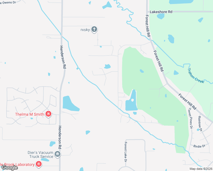 map of restaurants, bars, coffee shops, grocery stores, and more near 705 Meadow View Cove in Byram