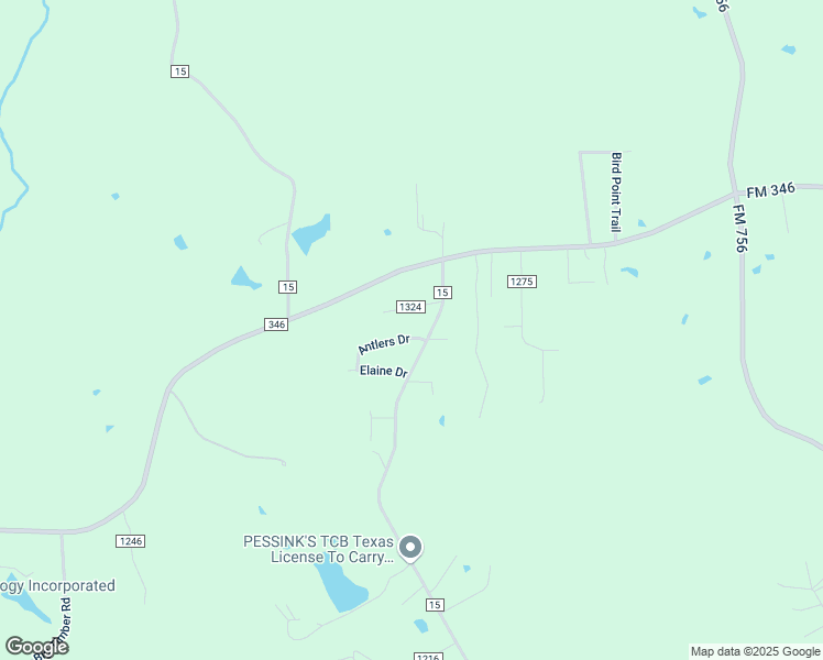 map of restaurants, bars, coffee shops, grocery stores, and more near 5151 Antlers Drive in Tyler