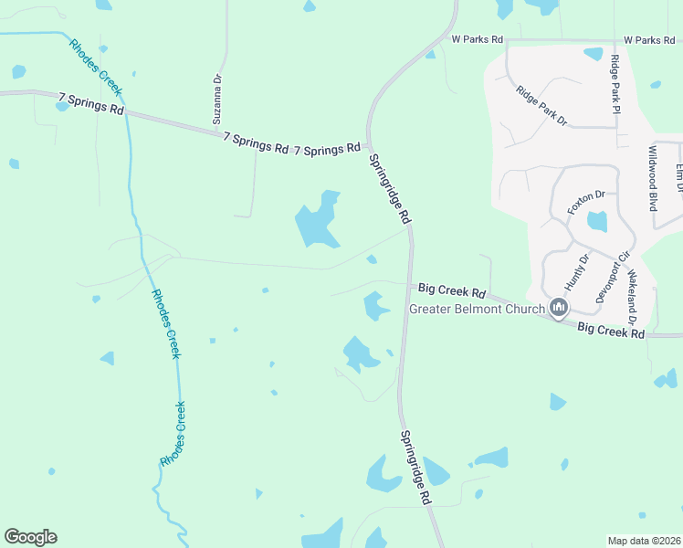 map of restaurants, bars, coffee shops, grocery stores, and more near 109 Falcon Ridge Dr in Raymond