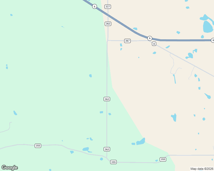 map of restaurants, bars, coffee shops, grocery stores, and more near County Road 363 in Eastland County
