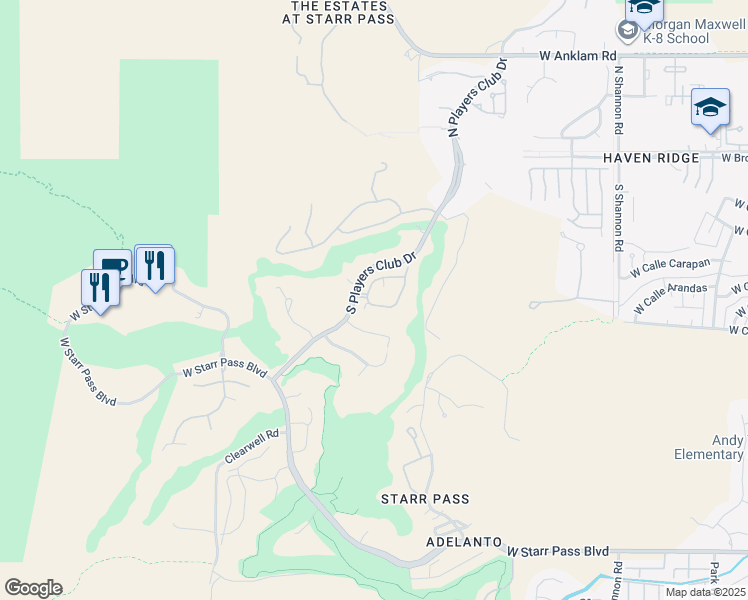 map of restaurants, bars, coffee shops, grocery stores, and more near 3329 Quail Haven Circle in Tucson
