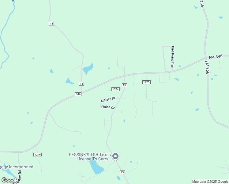 map of restaurants, bars, coffee shops, grocery stores, and more near 5151 Antlers Drive in Tyler