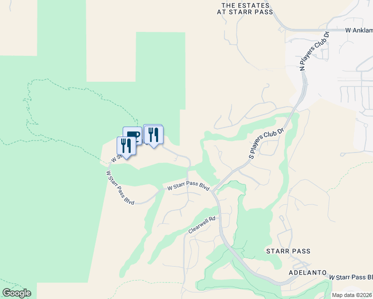 map of restaurants, bars, coffee shops, grocery stores, and more near South Tohono Ridge Place in Tucson