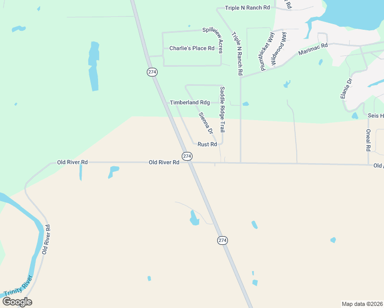 map of restaurants, bars, coffee shops, grocery stores, and more near 4750 Texas 274 in Trinidad