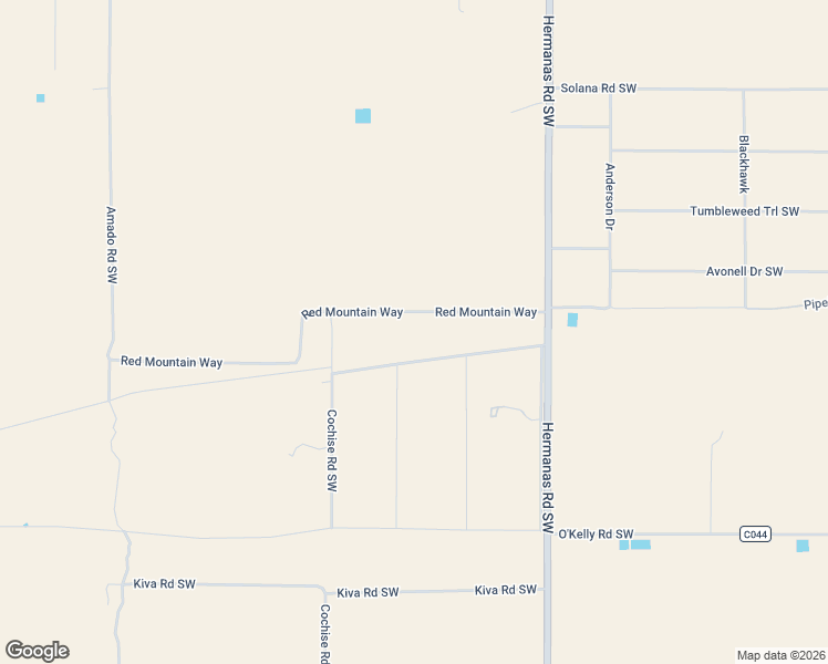 map of restaurants, bars, coffee shops, grocery stores, and more near Pipeline Road in Deming