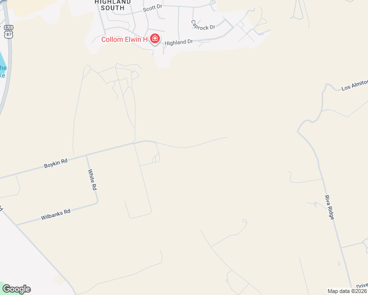 map of restaurants, bars, coffee shops, grocery stores, and more near Harry Tubb Road in Big Spring