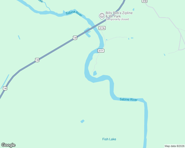 map of restaurants, bars, coffee shops, grocery stores, and more near Co Road 3171 in De Berry
