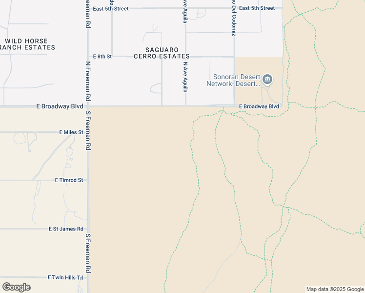 map of restaurants, bars, coffee shops, grocery stores, and more near Shantz Trail in Tucson