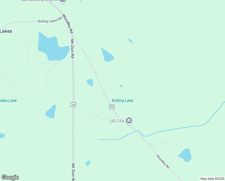 map of restaurants, bars, coffee shops, grocery stores, and more near 10719 County Road 39 in Ramer