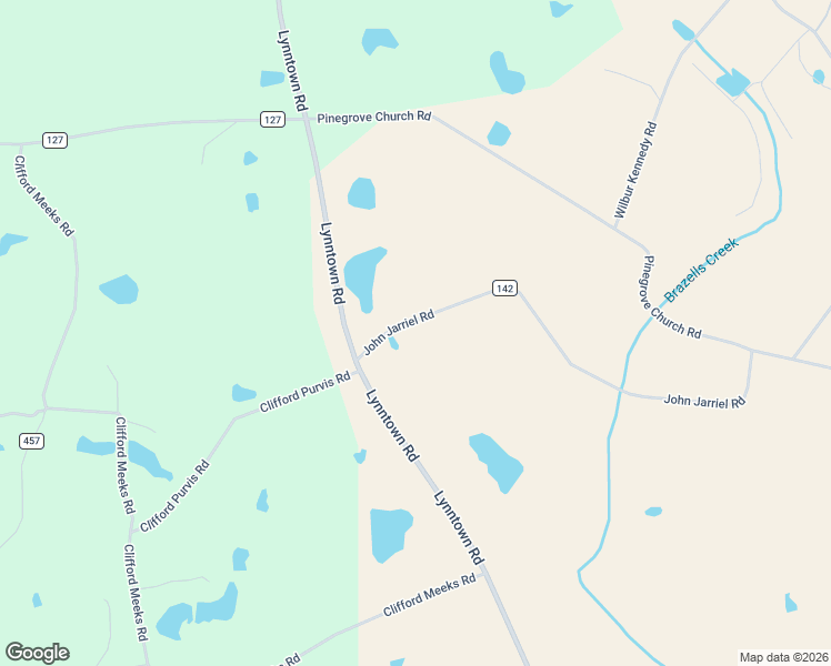 map of restaurants, bars, coffee shops, grocery stores, and more near John Jarriel Road in Collins