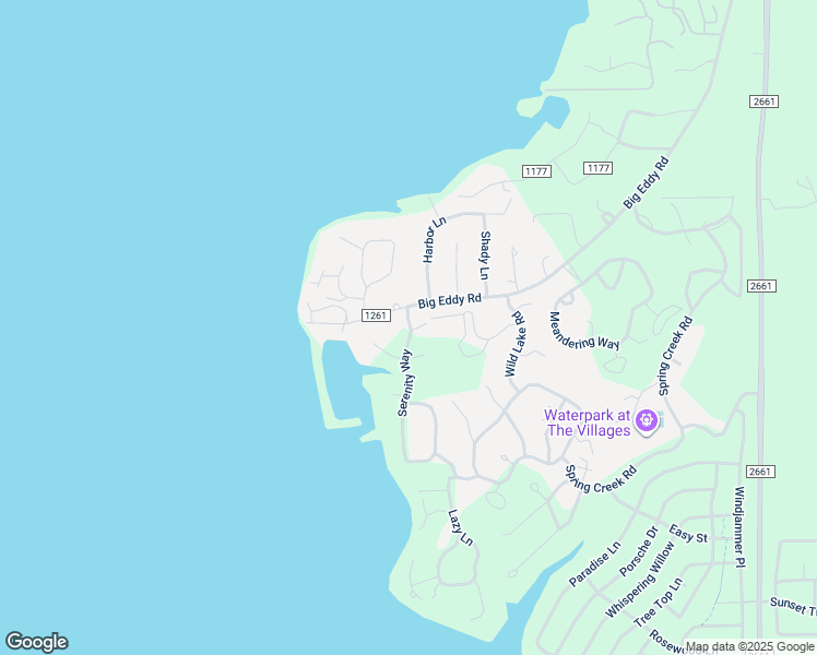 map of restaurants, bars, coffee shops, grocery stores, and more near 17651 County Road 1261 in Flint
