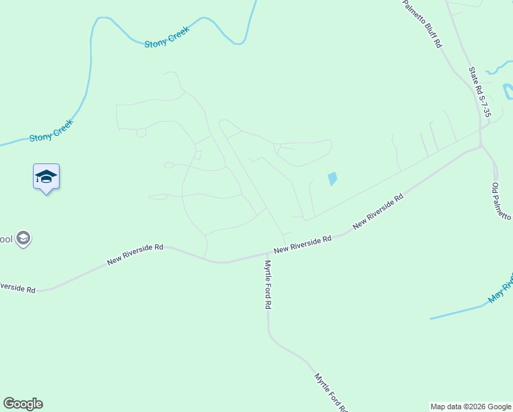 map of restaurants, bars, coffee shops, grocery stores, and more near 15 Hartwell Road in Bluffton