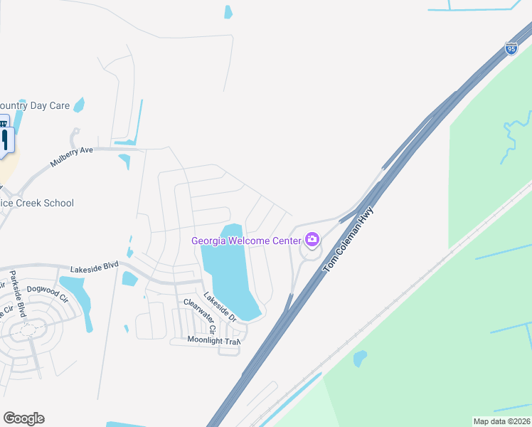 map of restaurants, bars, coffee shops, grocery stores, and more near Unnamed Road in Port Wentworth