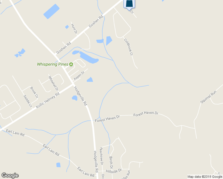 map of restaurants, bars, coffee shops, grocery stores, and more near 1835 Hodgeville Road in Rincon