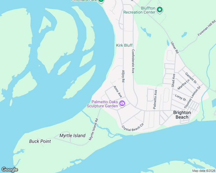 map of restaurants, bars, coffee shops, grocery stores, and more near 5 Nanny Cove Road in Bluffton