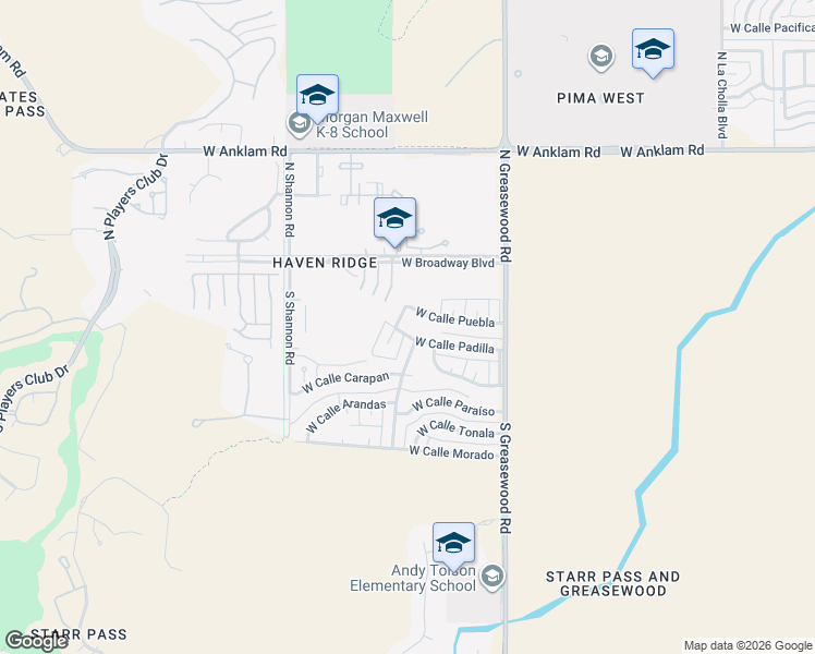 map of restaurants, bars, coffee shops, grocery stores, and more near 50 South Avenida Del Porvenir in Tucson