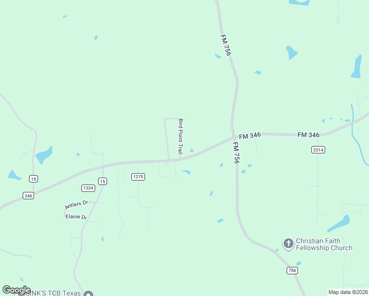 map of restaurants, bars, coffee shops, grocery stores, and more near 11924 Bird Point Trail in Tyler