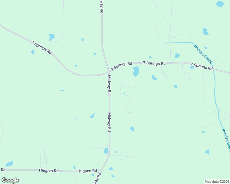 map of restaurants, bars, coffee shops, grocery stores, and more near 7882-7982 Midway Rd in Raymond