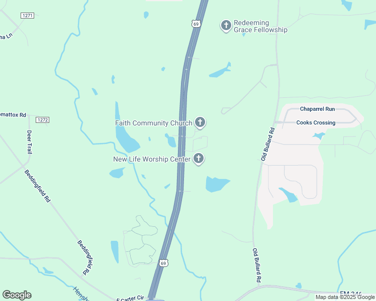 map of restaurants, bars, coffee shops, grocery stores, and more near 17905 U.S. 69 in Tyler