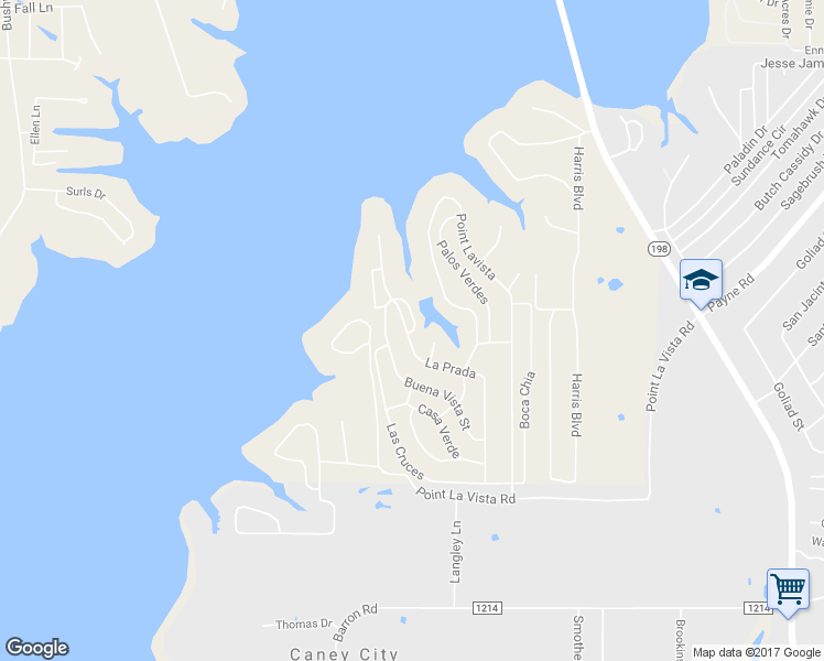 map of restaurants, bars, coffee shops, grocery stores, and more near 5214 Rio Vista in Malakoff