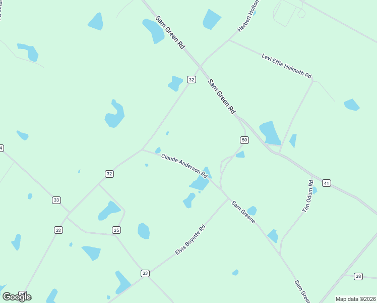map of restaurants, bars, coffee shops, grocery stores, and more near 133 Claude Anderson Road in Claxton