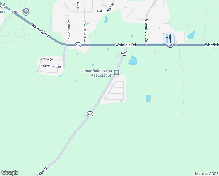 map of restaurants, bars, coffee shops, grocery stores, and more near 186 Cedar Spring Circle in Pearl