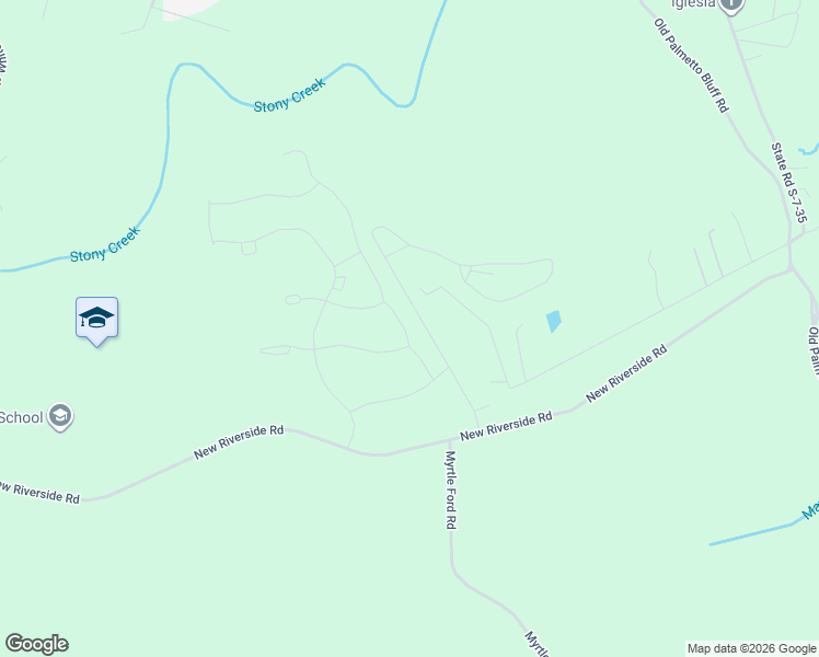 map of restaurants, bars, coffee shops, grocery stores, and more near 48 Hartwell Road in Bluffton