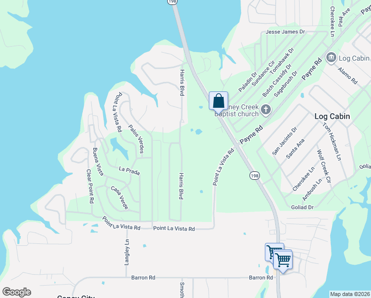 map of restaurants, bars, coffee shops, grocery stores, and more near 171 Harris Boulevard in Malakoff