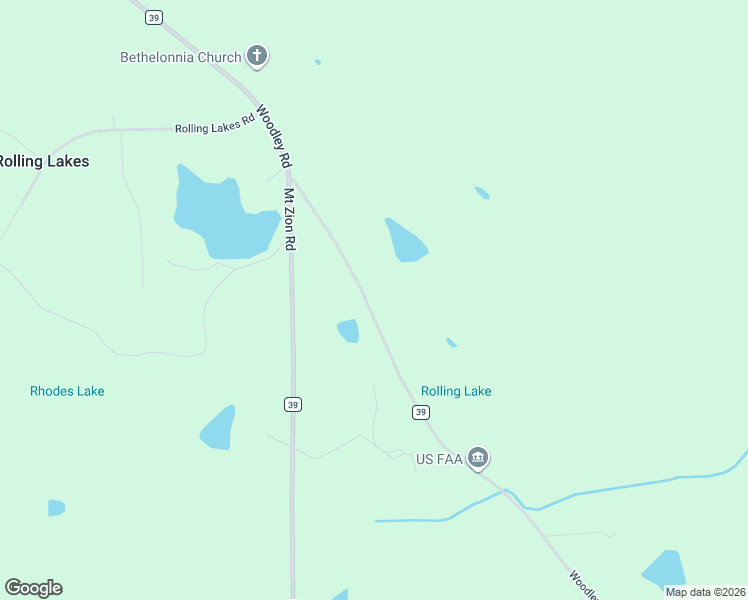 map of restaurants, bars, coffee shops, grocery stores, and more near 8348 County Road 39 in Ramer