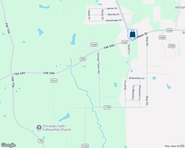 map of restaurants, bars, coffee shops, grocery stores, and more near 17804 County Road 2194 in Whitehouse