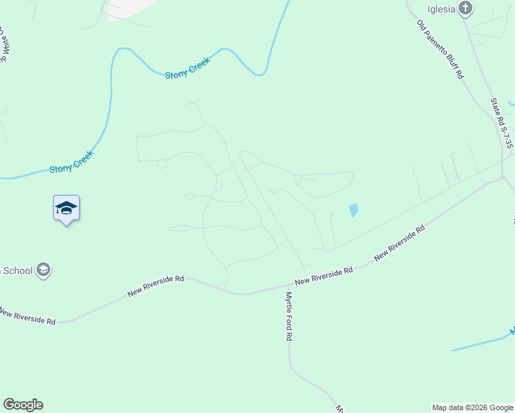 map of restaurants, bars, coffee shops, grocery stores, and more near 48 Hartwell Road in Bluffton