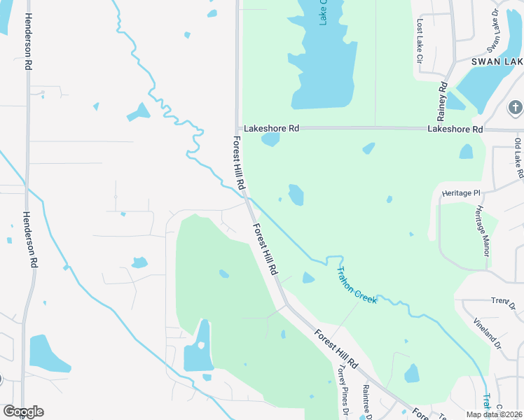 map of restaurants, bars, coffee shops, grocery stores, and more near 4925 Forest Hill Road in Byram