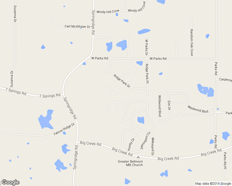 map of restaurants, bars, coffee shops, grocery stores, and more near 400 Ridge Park Cove in Raymond