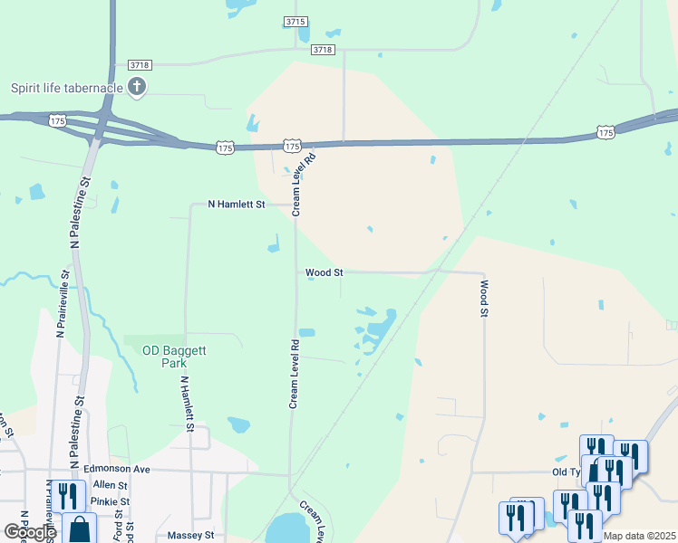 map of restaurants, bars, coffee shops, grocery stores, and more near 1110 Buster Street in Athens