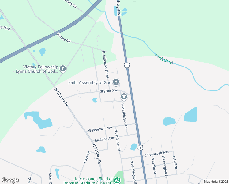 map of restaurants, bars, coffee shops, grocery stores, and more near 177 Skyline Boulevard in Lyons
