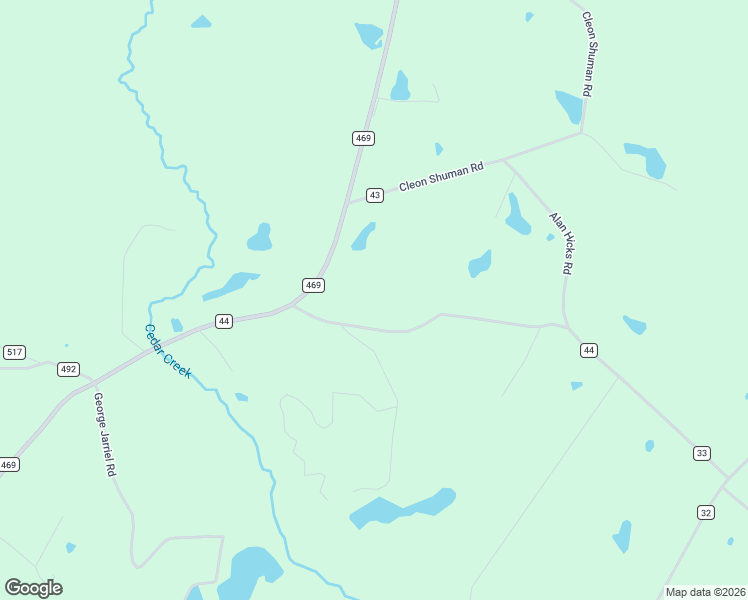 map of restaurants, bars, coffee shops, grocery stores, and more near 449 Roscoe Smith in Collins